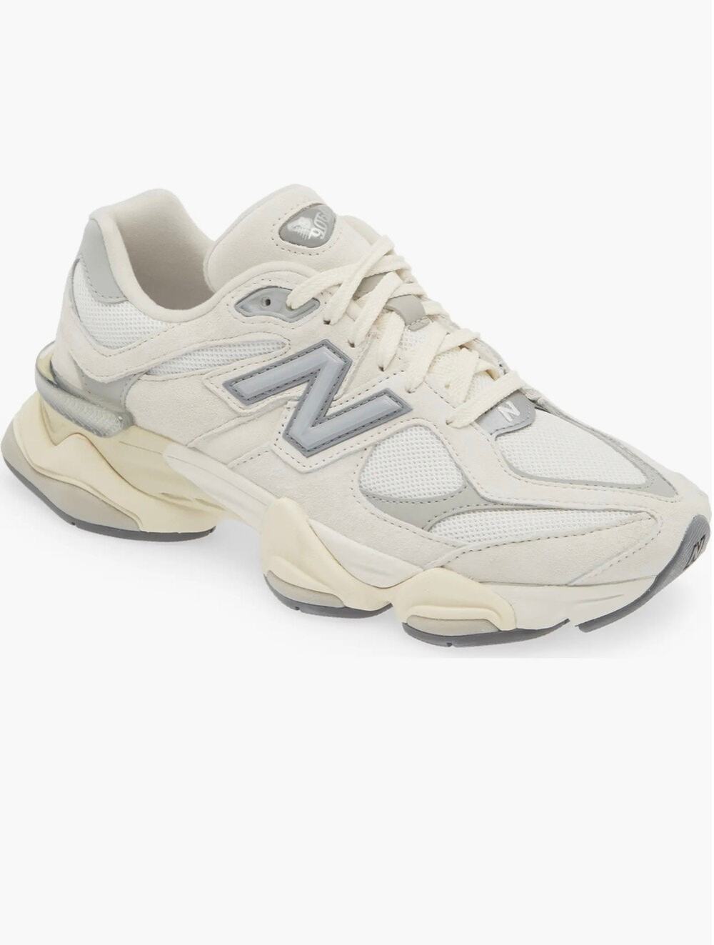 New Balance 9060 Sea Salt Concrete Women’s 8 Men’s 6.5 Sneakers Cream Like New